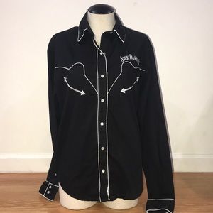 Jack Daniel’s Vintage Western Button Down Shirt